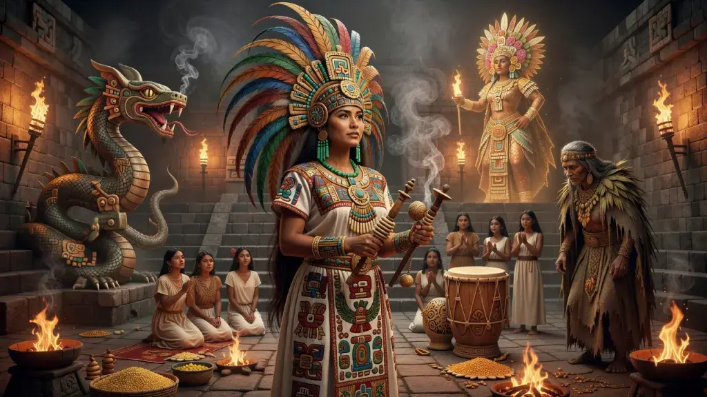 Aztec Priestess: Mythology, Role in Aztec Religion, and a Historical Review