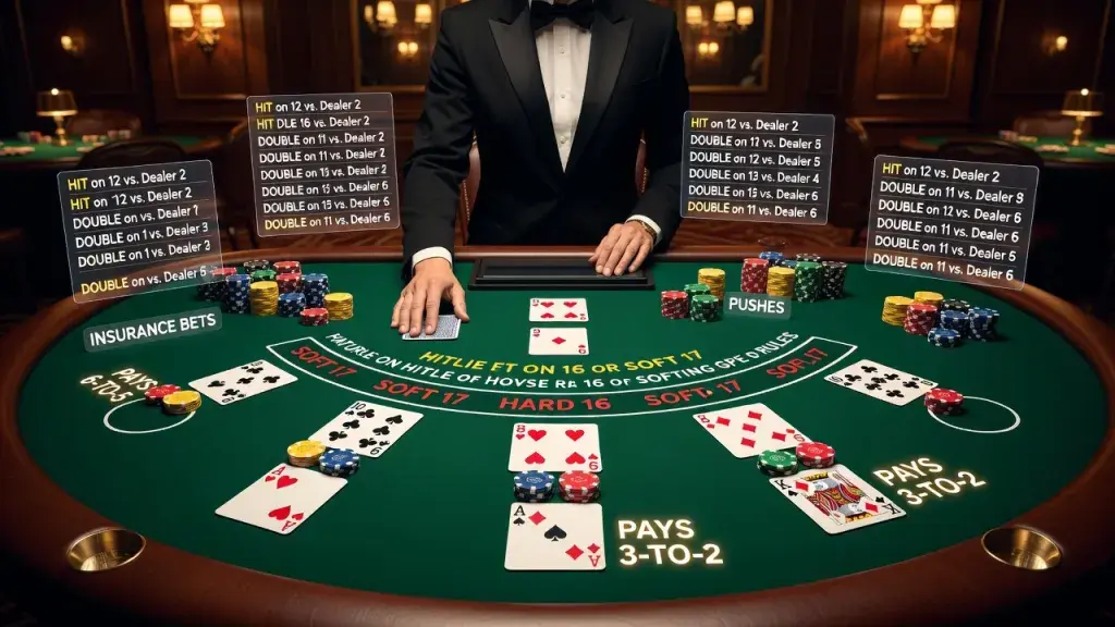 Blackjack Rules, Payouts, and Odds: How to Play and Master Winning Blackjack Strategy
