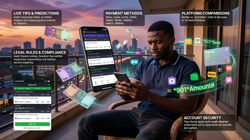 A Beginner's Guide to Online Entertainment Betting in Nigeria: Live Tips, Jackpot Predictions, Payments, Legal Rules, Platform Comparisons and Account Security