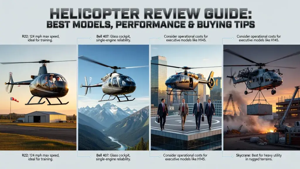 Helicopter Review Guide: Best Helicopter Models, Performance, Features Comparison, and Buying Tips