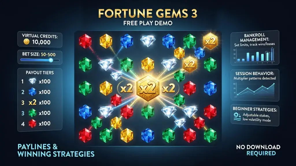 Fortune Gems 3 Slot: Free Play Demo, Paylines, and Winning Strategies